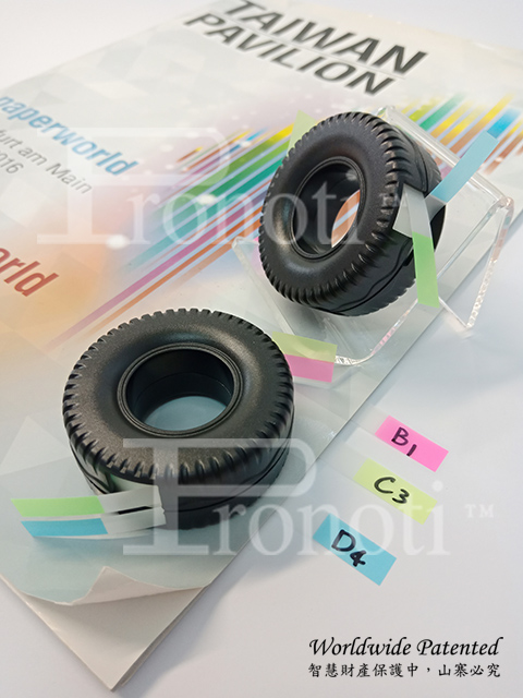 Mini Printing Film Flags with Tire Shape Dispenser
