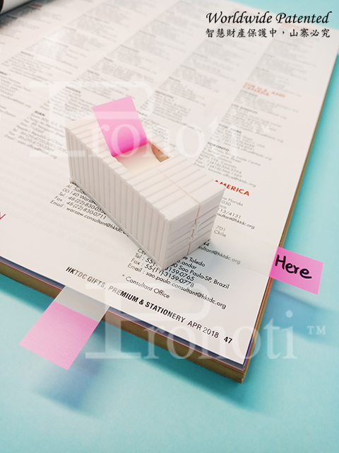 Printing Film Flags with small Container Shape Dispenser