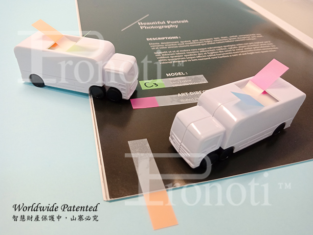 Mini Printing Film Flags with Truck Shape Dispenser